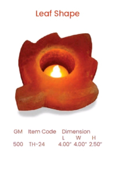 Himalayan pink salt candel holder