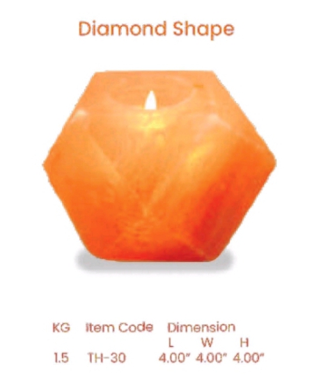 Himalayan pink salt candel holder