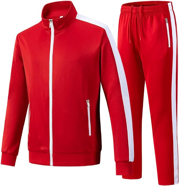 Man's and ladies tracksuit