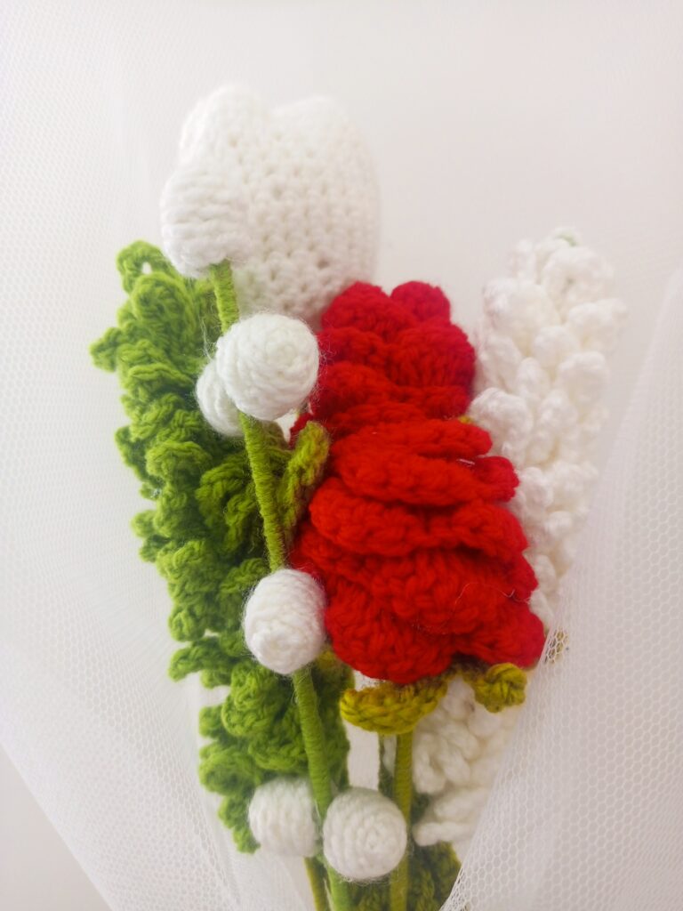 Crochete Flowers Bouqute