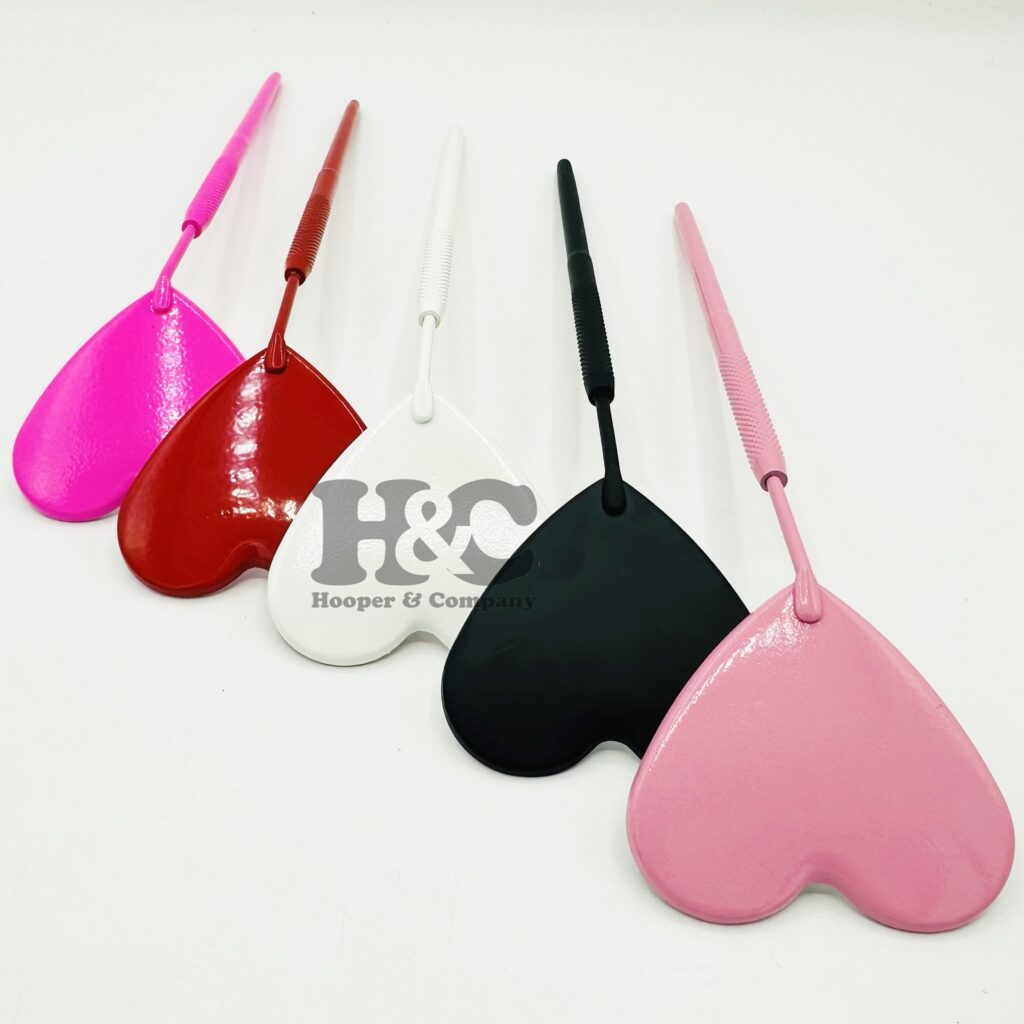Eyelash extension mirrors heart shape mirrors stainless steel custom logo offer
