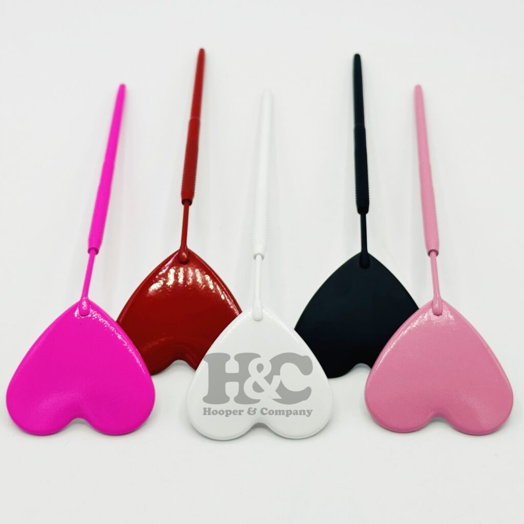 Eyelash extension mirrors heart shape mirrors stainless steel custom logo offer