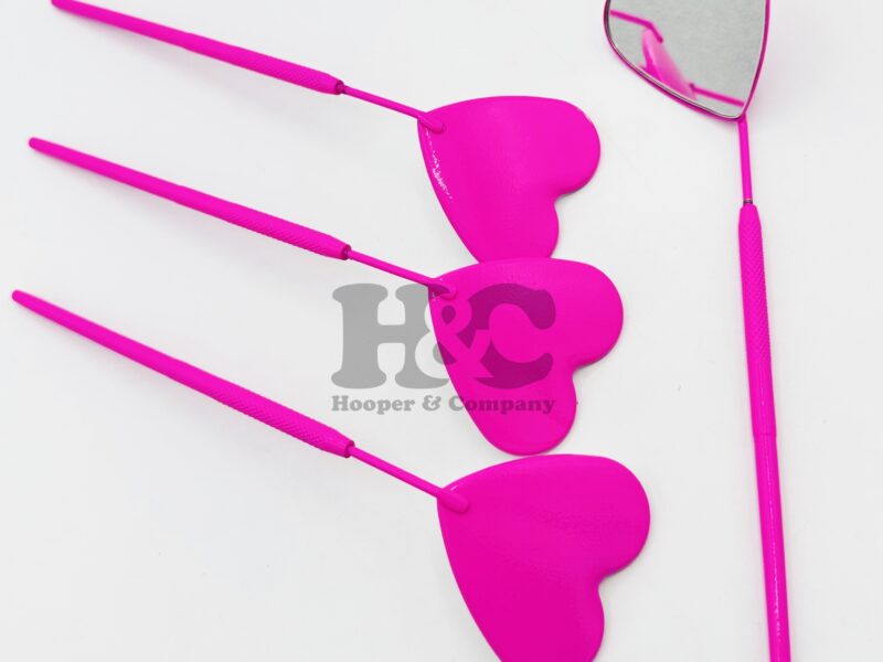 eyelash extension mirrors pink heart mirrors