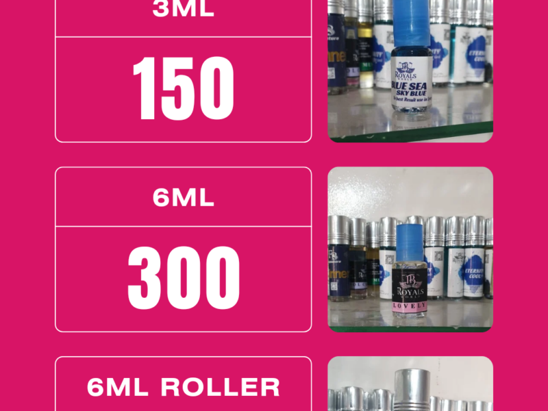 3ml,6ml attars in high quality