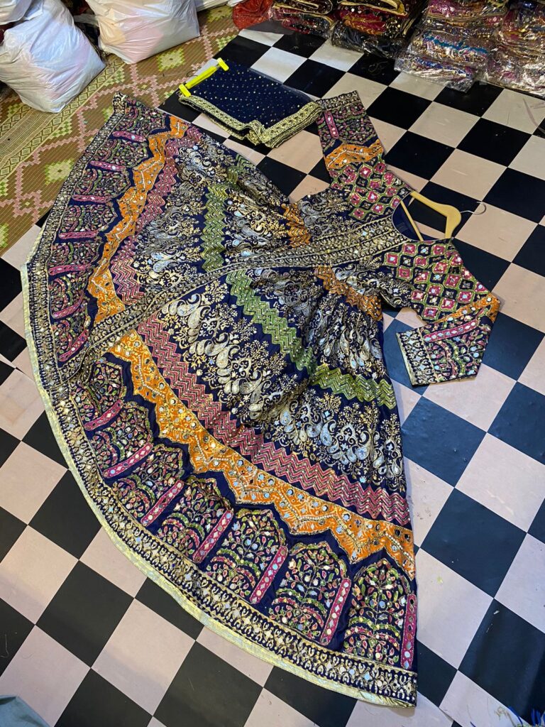 Block print dress like gharara Lehenga maxiy suite etc