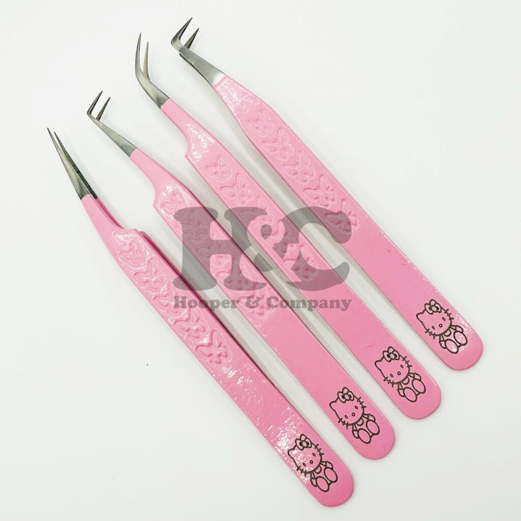 Eyelash extension tweezers stainless steel