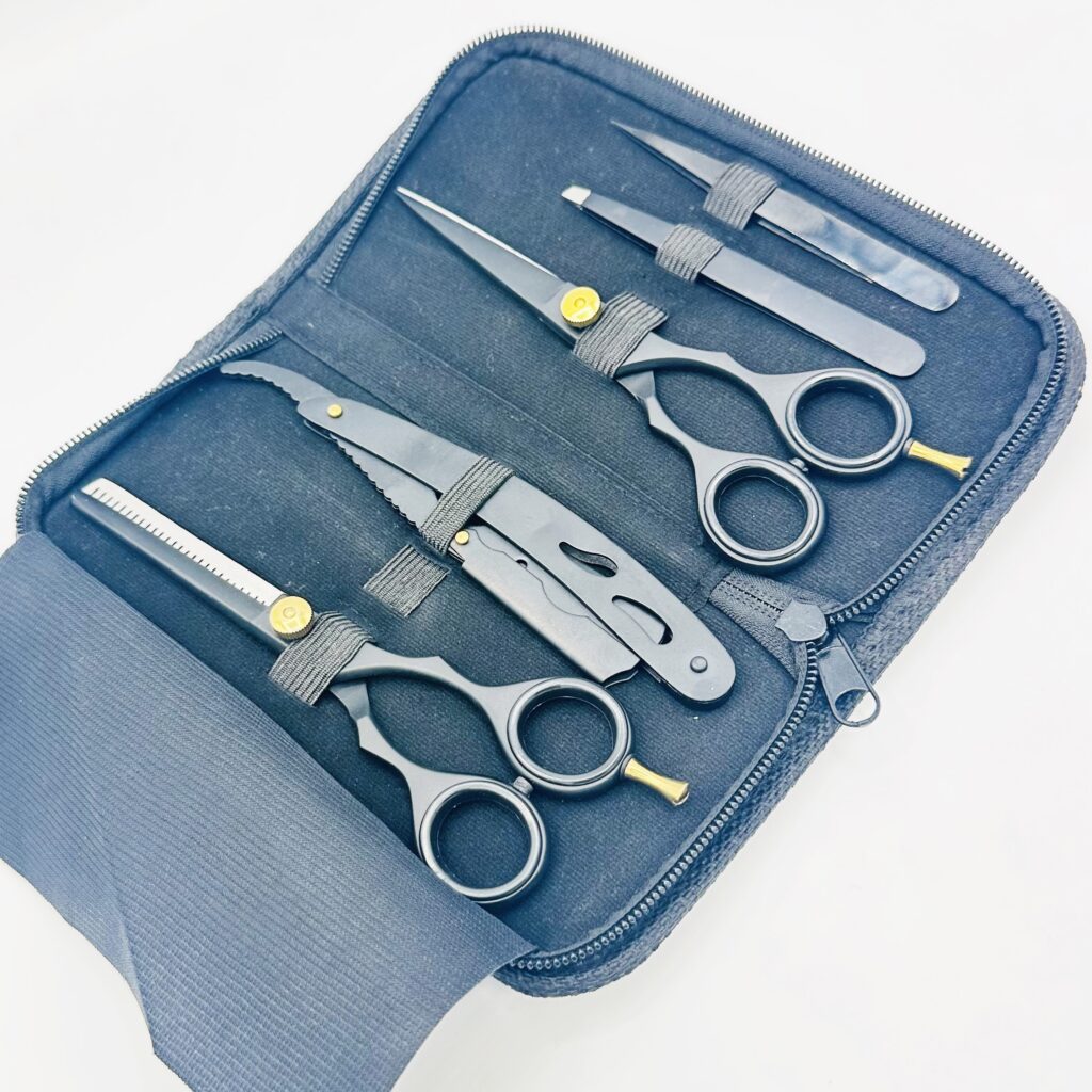 Hair Cutting Barber Kit Black color with bag