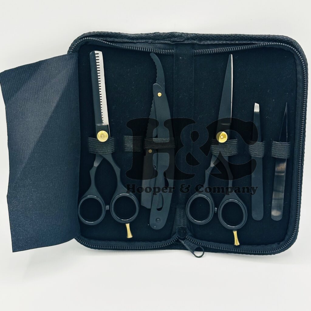 Hair Cutting Barber Kit Black color with bag