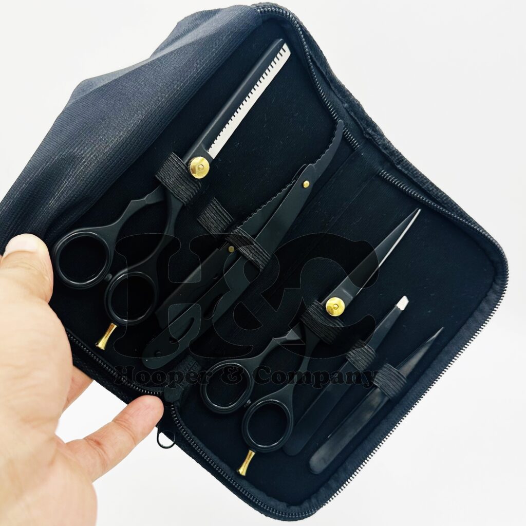 Hair Cutting Barber Kit Black color with bag
