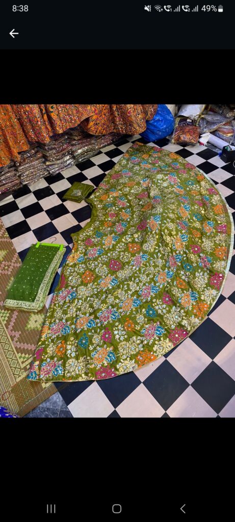 Block print dress like gharara Lehenga maxiy suite etc