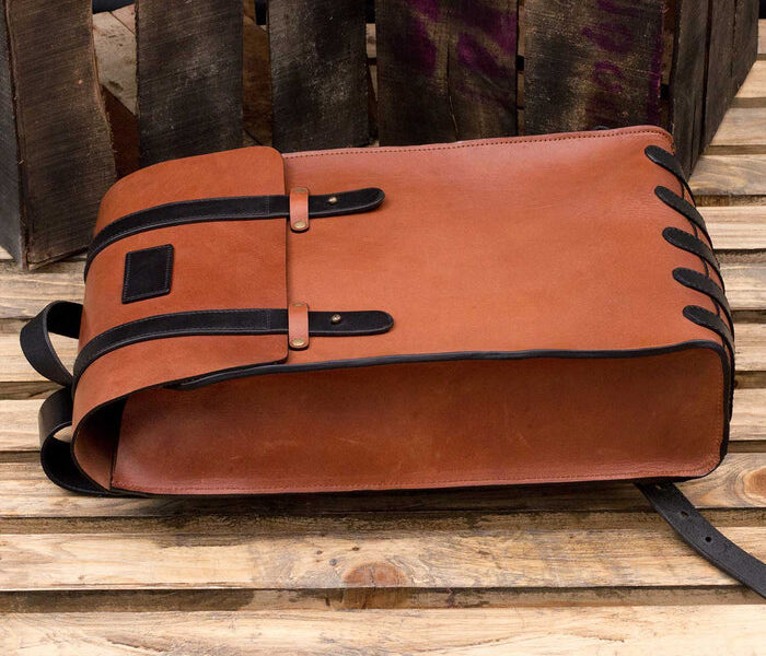 Cow Leather Laptop backpack