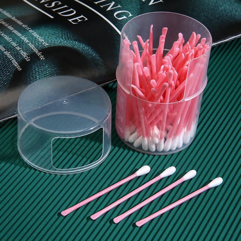 100Pcs/set Single Head Cotton Buds Random Colors