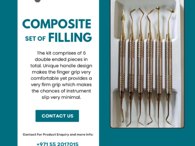 Composite set of filling instruments