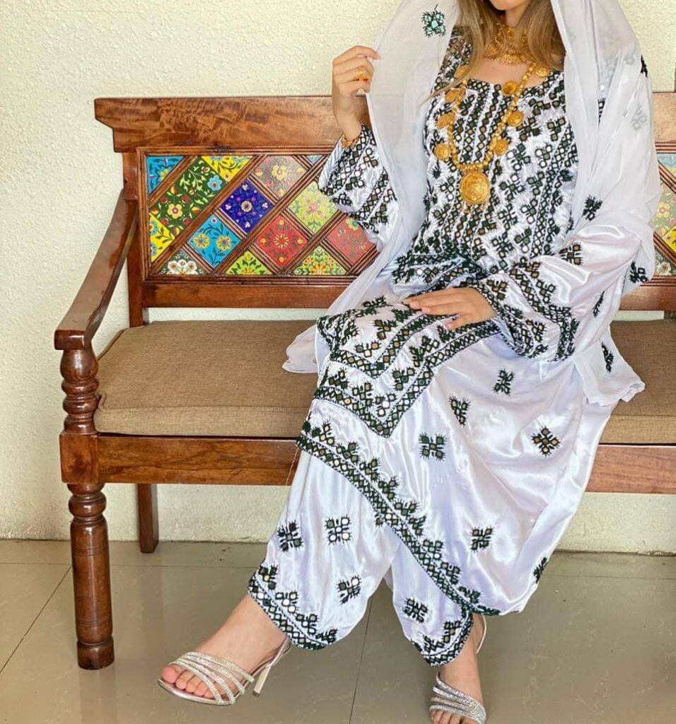 Ladies Traditional Balochi Hand Embroidered Suits