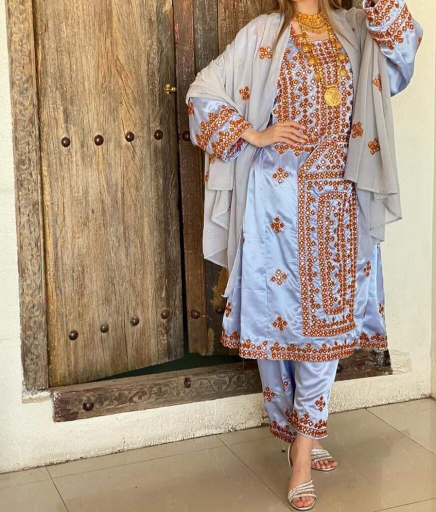Ladies Traditional Balochi Hand Embroidered Suits