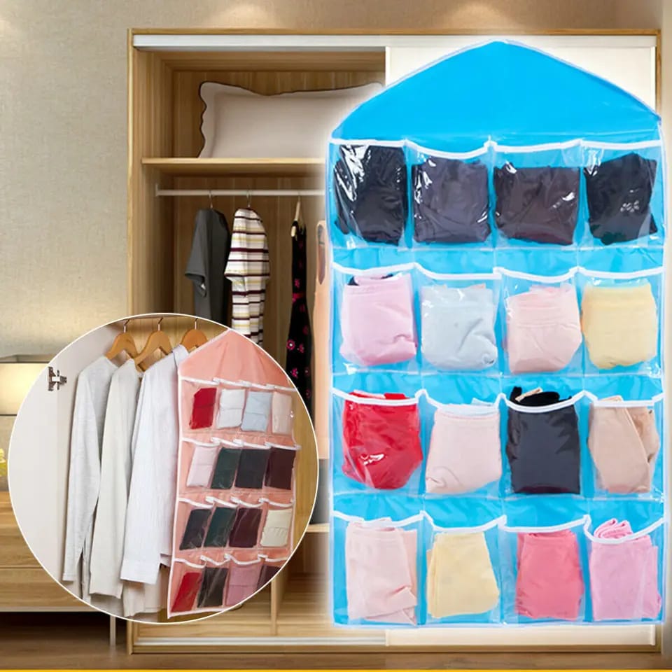 16 Pocket Multipurpose Hanging Organizer