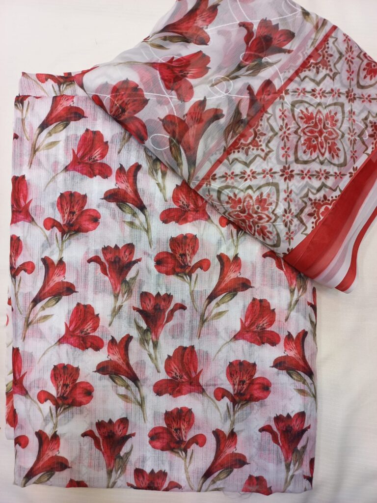 Doria lawn 3pcs suit Same shirt and trouser