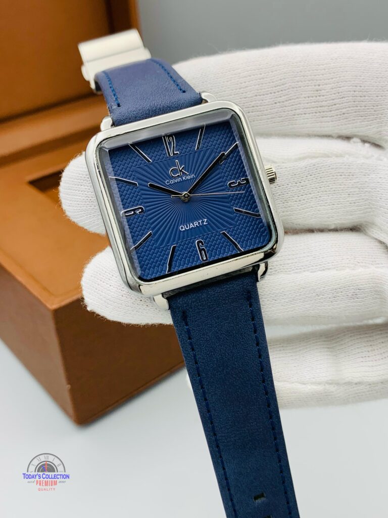 GENT'S COLLECTION METALLIC CASE LEATHER STRAP