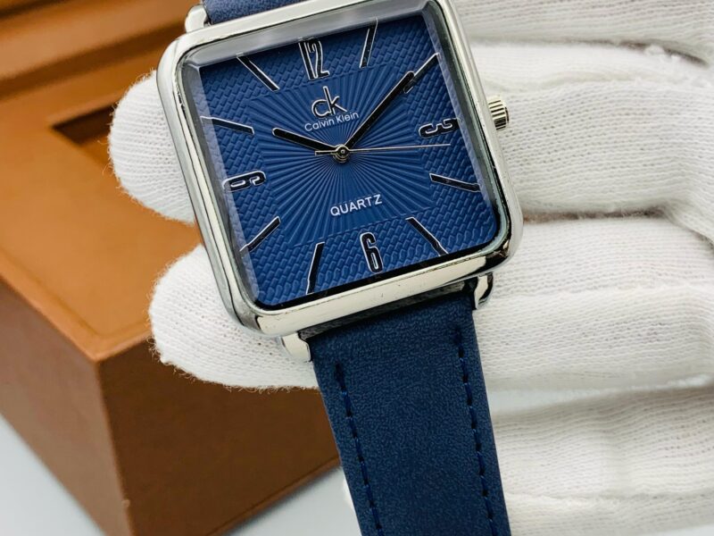 GENT'S COLLECTION METALLIC CASE LEATHER STRAP