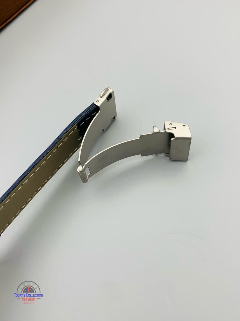 GENT'S COLLECTION METALLIC CASE LEATHER STRAP