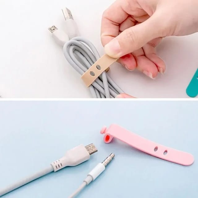 4Pc Cable Organizer Ties