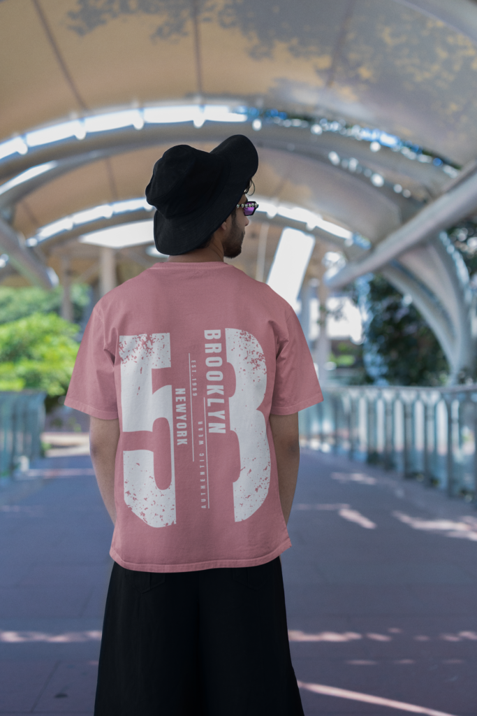 58 Oversized T-shirt Drop Shoulder O-Neck 220 GSM For Men And Women