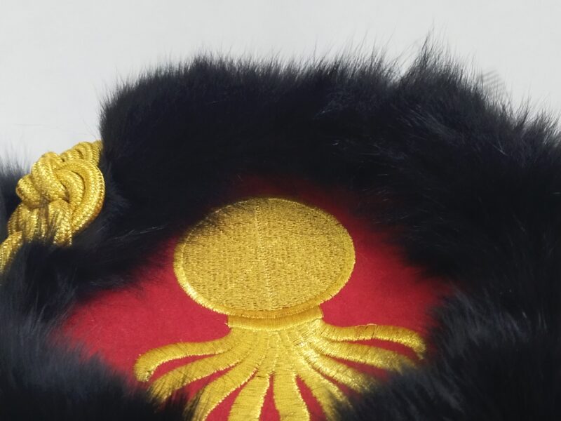 Bear skin shako hat