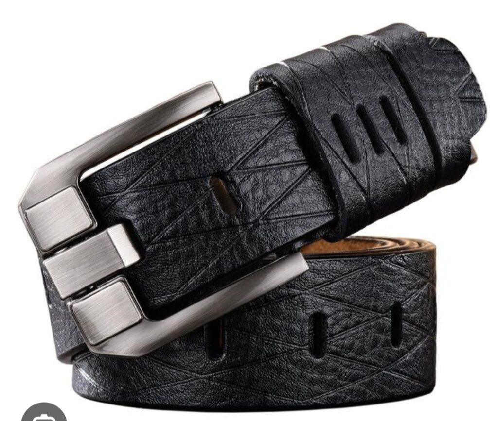Mens real leather Belts with Quality Buckles