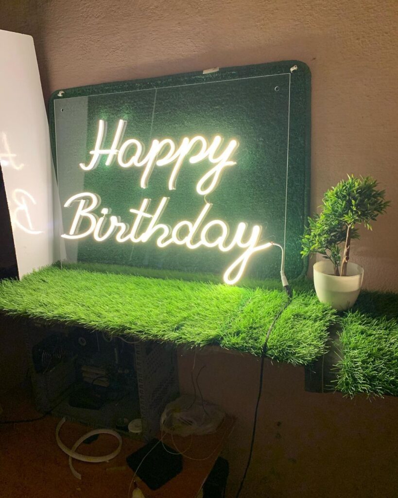 Custom neon sign 2x1 feet