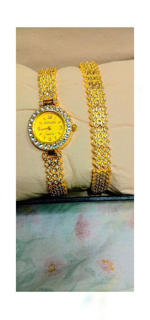 MH Stone Ladies Jewellery Watch