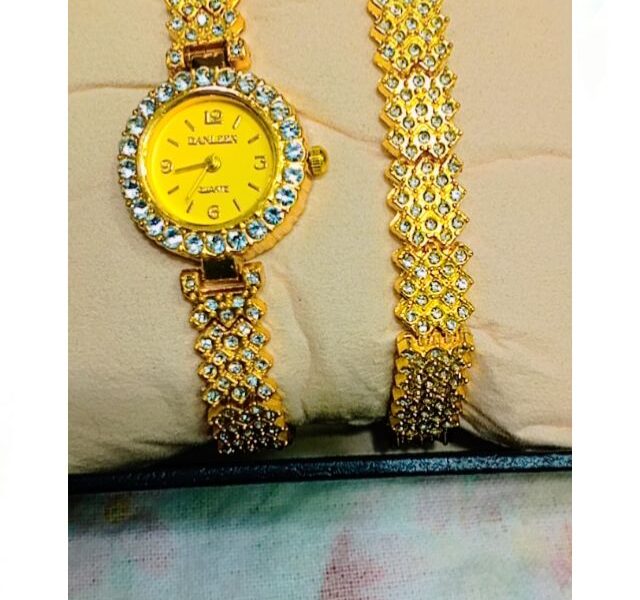 MH Stone Ladies Jewellery Watch