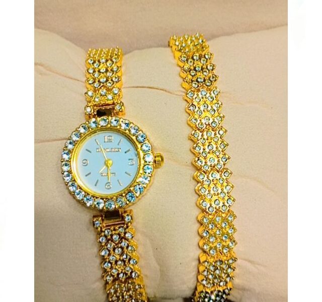 MH Stone Ladies Jewellery Watch