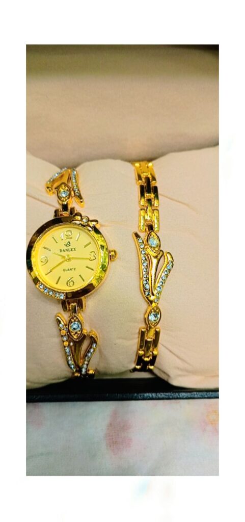 MH Stone Ladies Jewellery Watch