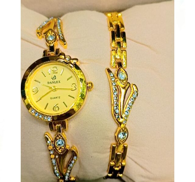 MH Stone Ladies Jewellery Watch