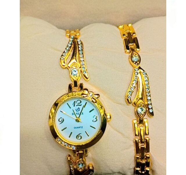 MH Stone Ladies Jewellery Watch