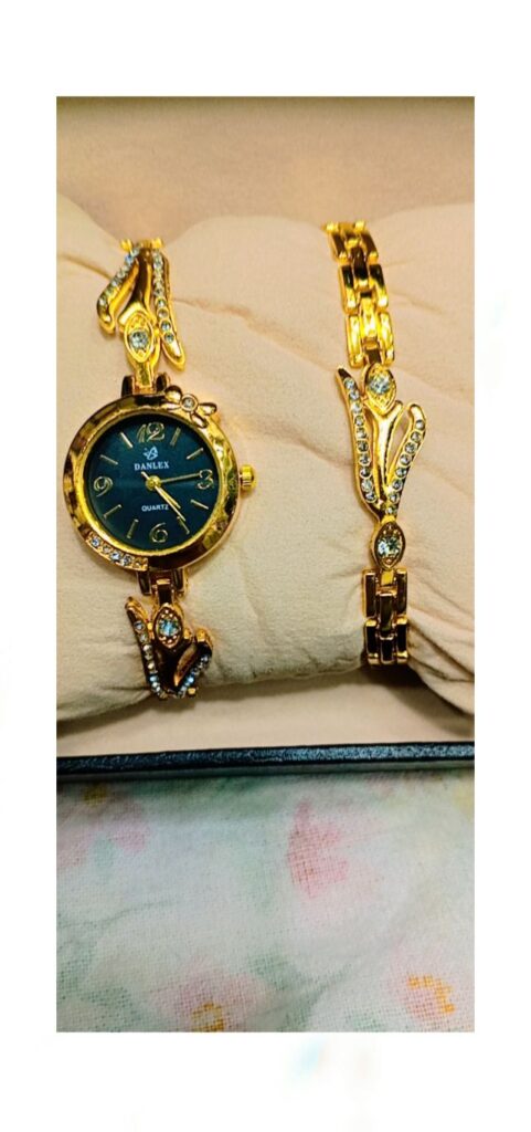 MH Stone Ladies Jewellery Watch