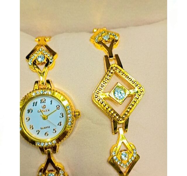 MH Stone Ladies Jewellery Watch