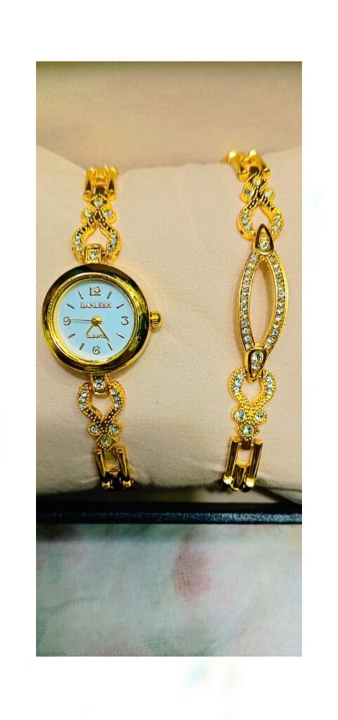 MH Stone Ladies Jewellery Watch