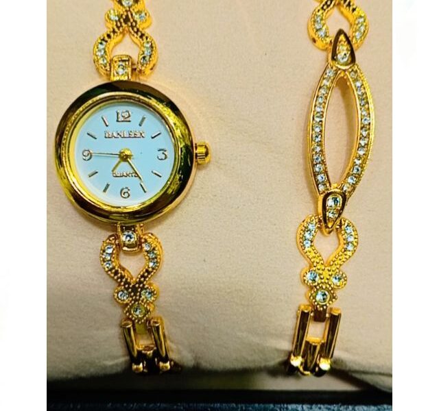 MH Stone Ladies Jewellery Watch