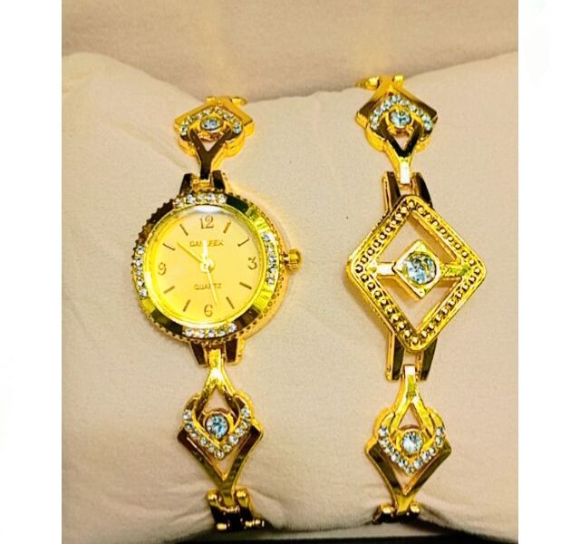 MH Stone Ladies Jewellery Watch