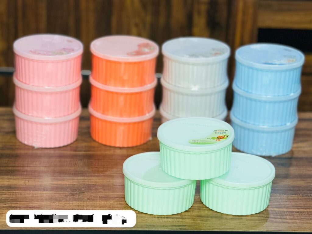 Pack Of 3 - Multi-Purpose Food Storage Box Random Colors