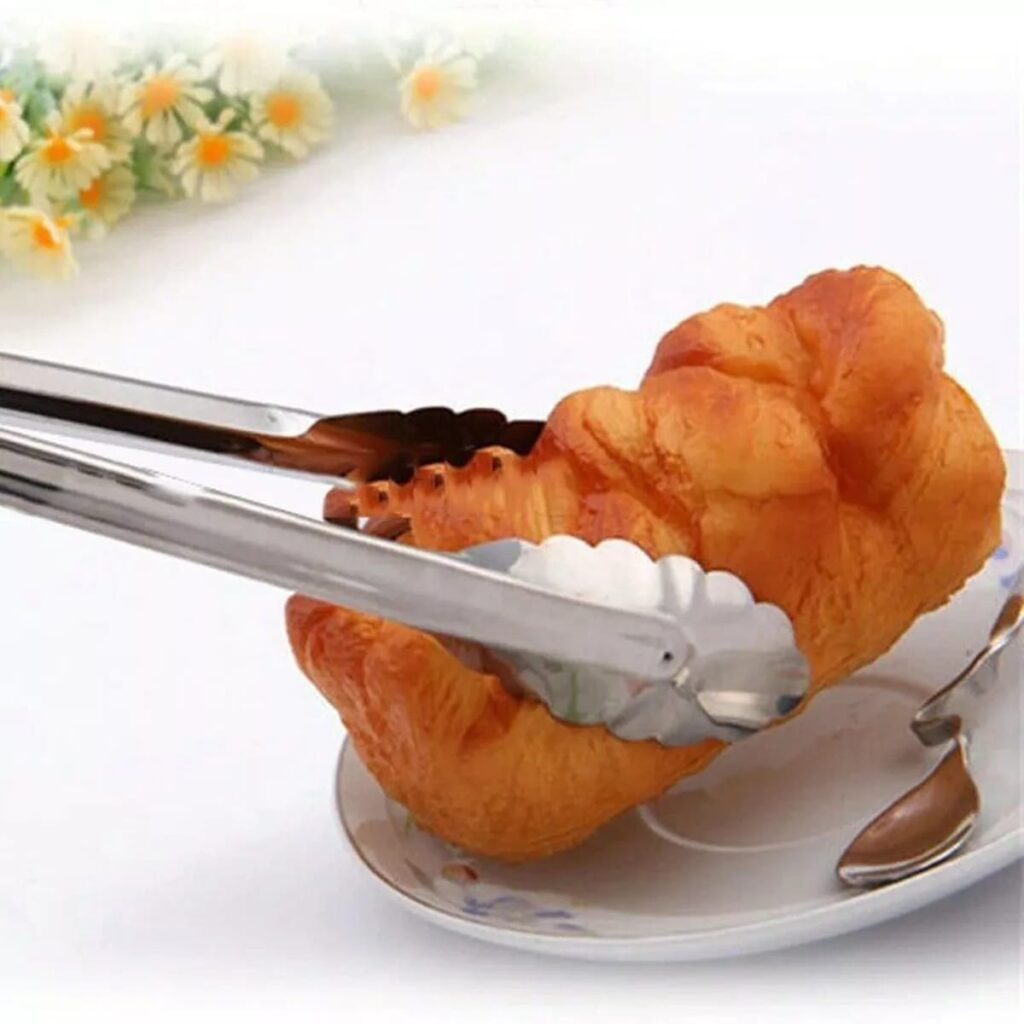 Stainless Steel Salads Tongs BBQ Kitchen Cooking Food Serving Bar Utensil Tong
