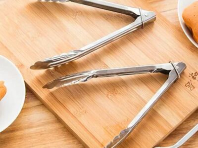 Stainless Steel Salads Tongs BBQ Kitchen Cooking Food Serving Bar Utensil Tong