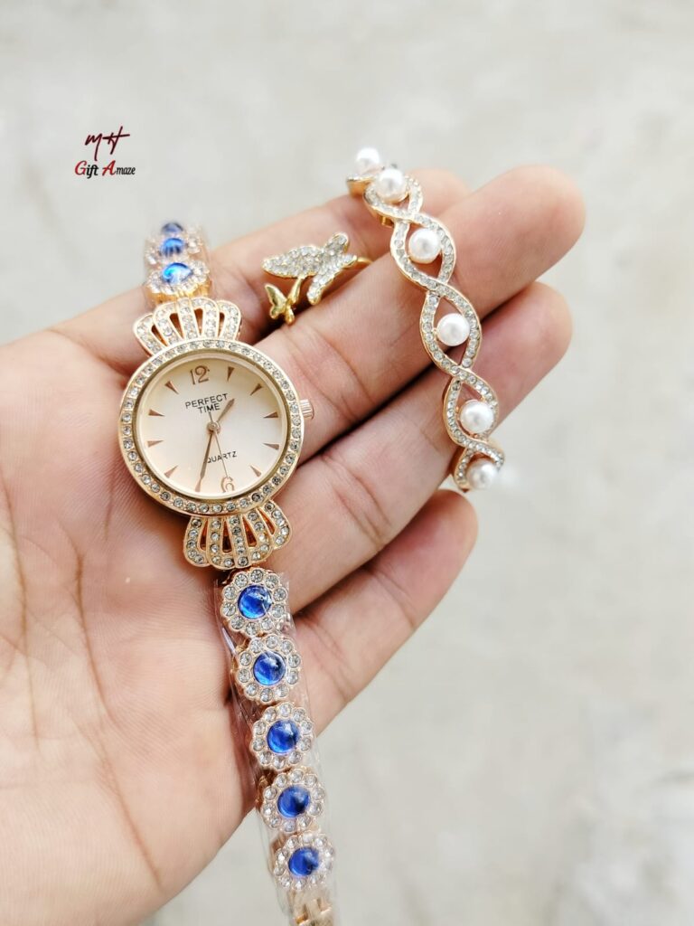 Perfect Time watch + Bangle + Ring