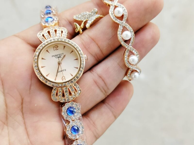 Perfect Time watch + Bangle + Ring