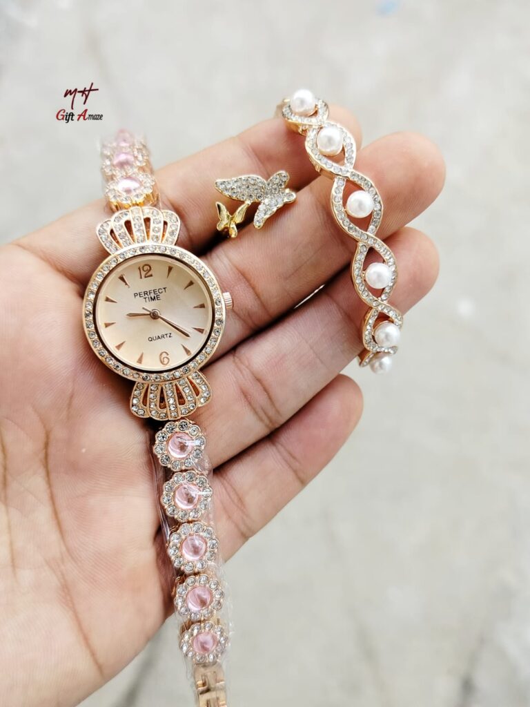 Perfect Time watch + Bangle + Ring