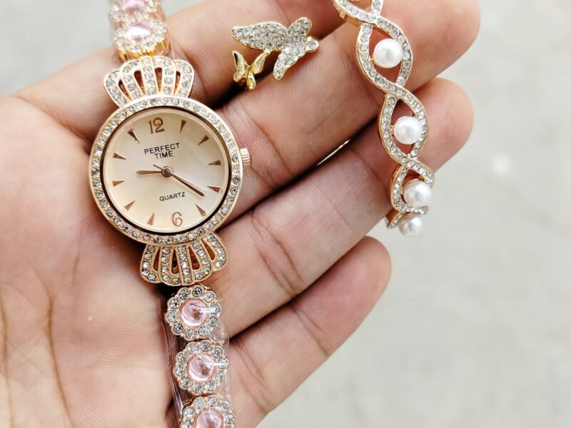 Perfect Time watch + Bangle + Ring