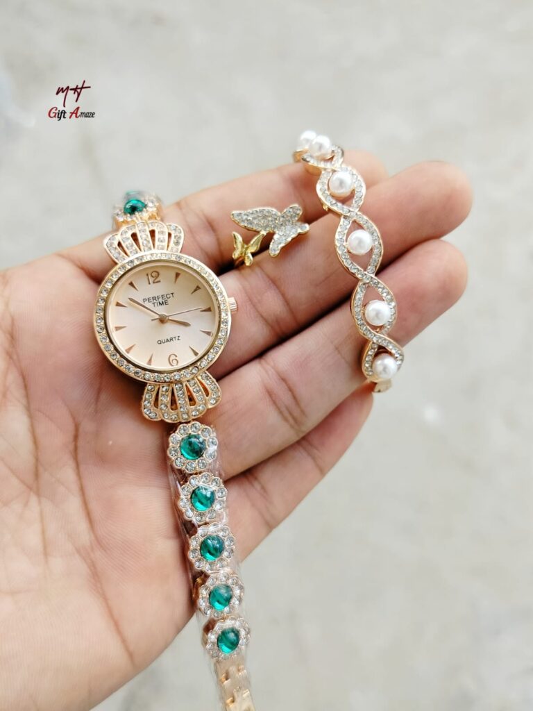 Perfect Time watch + Bangle + Ring