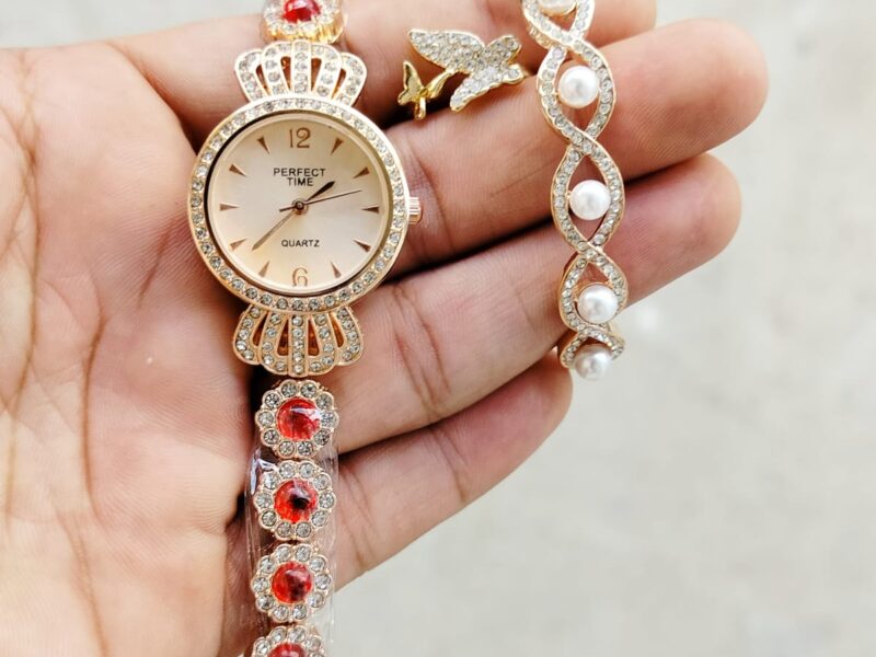 Perfect Time watch + Bangle + Ring