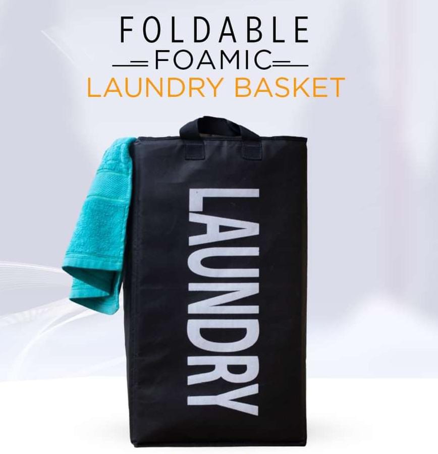Foldable Storage Basket for Laundry and Multipurpose use